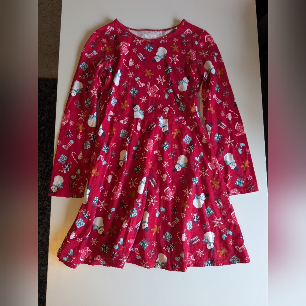 Place Red and White Festive Dress